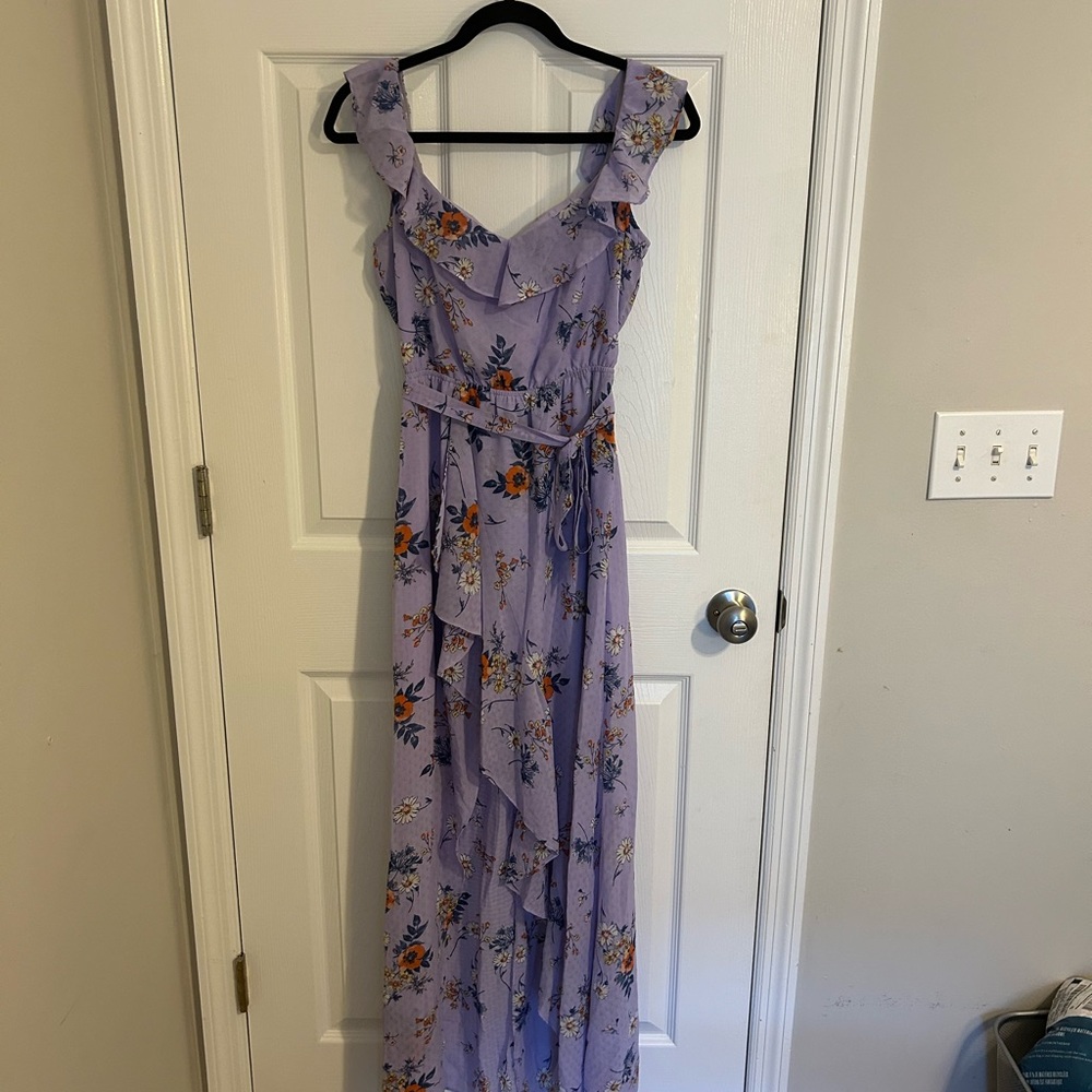 ALI & JAY Lavender Floral Maxi Dress